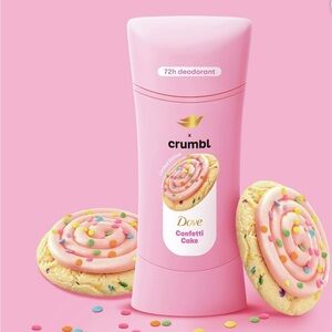 Crumbl x Dove Deodorant Brand New Confetti Cookie